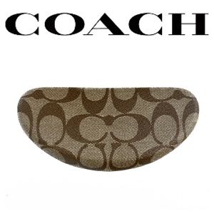 COACH SIGNATURE CANVAS SUNGLASS CASE LARGE HARDSHELL